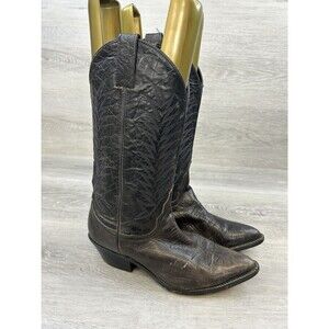 Justin Women's Western Boots Brown Leather 6.5 Ranch Country Cowgirl Shoes Rodeo